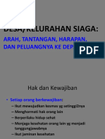 Arah, Tantangan Dan Harapan Kel Siaga