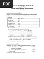 PARALEL QUIZ - Introduction of Accounting