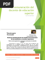 La Remuneración Del Docente de Educación Superior - 2017