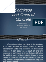 4A Shrinkage and Creep