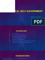 Urban Local Self Government: Prepared by A. Allen Joseph