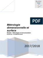 Métrologie Dimensionnelle Et Surface