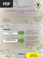 EXPO Ecosistemas y Bienestar Humano OMS 2005