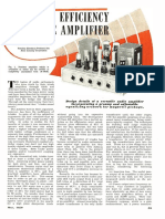 A High Efficiency Triode Amplifier (Peerless A - 100A Amplifier, 6A5G PP, 18W) - Melvin C. Sprinkle (Radio & TV News, May 1950)