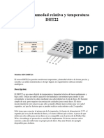 Sensor de Humedad Relativa y Temperatura DHT22