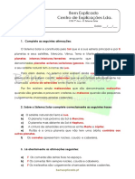 A.1.2 - O Sistema Solar - Ficha de Trabalho (1) - Soluções PDF