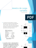 Expo Permeámetro de Carga Variable