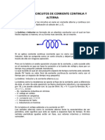 Bobinas de Circuitos de Corriente Continua y Alterna