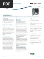 AT-iMG626MOD: Modular, Ethernet Intelligent Multiservice Gateway For Outdoor Deployment