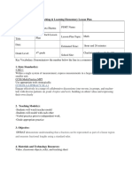 Inch by Inch Lesson Plan