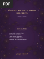 Método Alfabetico o de Deletreo