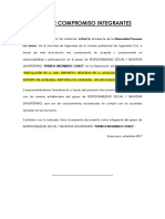 Carta de Compromiso Integrantes