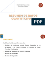 Medidas de Resumen de Datos Cuantitativos