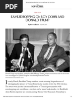 Eavesdropping On Roy Cohn and Donald Trump - The New Yorker