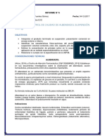 Analisis de Medicamentos Albendazol Suspension