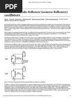 Harris Cathode-Follower (Source-Follower) Oscillators