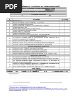 Lista de Cotejo de Cuaderno de Campo