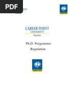 CPU PHD Regulation 2015