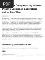 Laboratorio Virtual Live Wire Electrónica Completa PDF