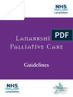 NHS Lanarkshire Palliative Care Guidelines