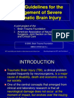 Guidelines For The Management of Brain Injury