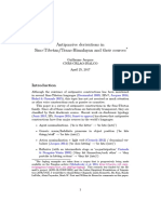 Antipassive Derivations in Sino-Tibetan