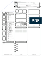 Blank Character Sheet