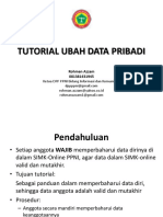 Tutorial Ubah (Up-Date) Data Pribadi Anggota Ppni