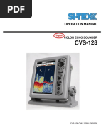 Operation Manual: Color Echo Sounder