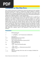 Notes08 Turbulence Flow in Thin Films