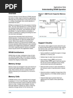 Understanding DRAM Operation: Figure 1: IBM Trench Capacitor Memory Cell