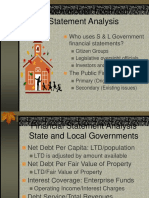 Governmental Financial Statement Analysis: Who Uses S & L Government Financial Statements?