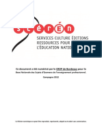 Ce Document A Été Numérisé Par Le CRDP de Bordeaux Pour La