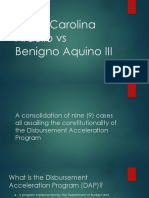 Maria Carolina Araullo Vs Benigno Aquino III