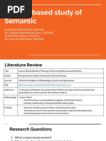 Corpus Linguistics - Semantic