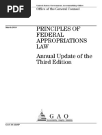 Principles of Federal Appropriations Law - Annual Update of The Third Edition