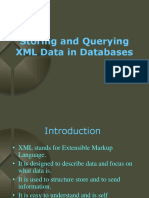 Storing and Querying XML Data in Databases