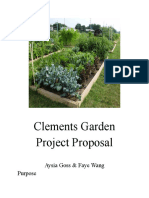 Clements Garden Project Proposal