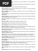 SignoS IMPORTANTES