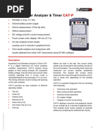 Circuit Breaker Analyzer & Timer: Cat-P