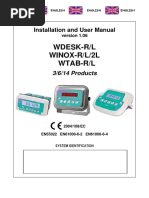 User Manual WINOXLR 3-6-14 Products