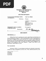 Cagayan Economic Zone Authority vs. Meridien Vista Gaming Corporation