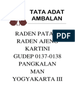 Tata Adat Ambalan Pramuka