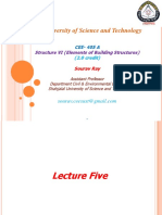 Shahjalal University of Science and Technology: Structure VI (Elements of Building Structures)