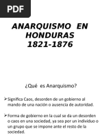 Anarquismo en Honduras 1821-1876