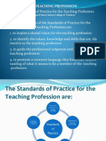 The Teaching Profession