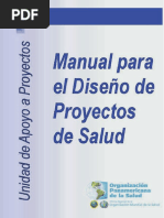 Manual para El Diseño de Proyectos de Salud-1