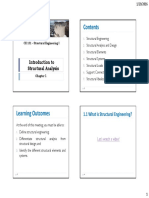 Chapter 1-Introduction To Structural Analysis PDF