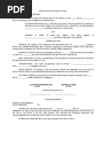 Deed of Sale of Shares of Stock