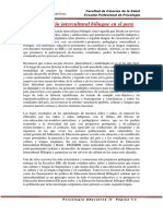 Ensayo Sobre La Interculralidad Bilingue Peruana